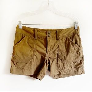 Arc’teryx Parapet shorts Nubian brown TerraTex quick dry stretch